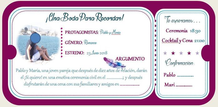invitacion cara b