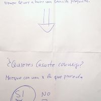 ¿Se arrodilló cuando te dio el anillo? - 1