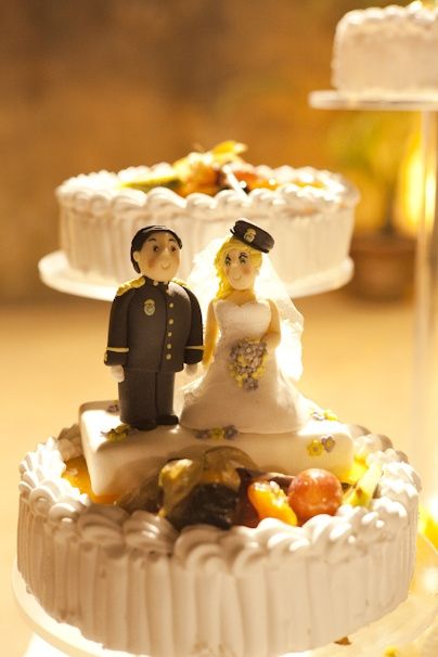 Nuestros novios de Fondant para la tarta