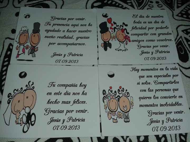 Tarjetas de agradecimiento