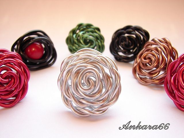 Anillo forma de Rosa