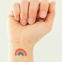 Tatoo arco iris.