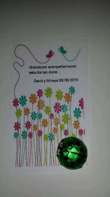 Como pegar las mariquitas de la tarjeta - 1