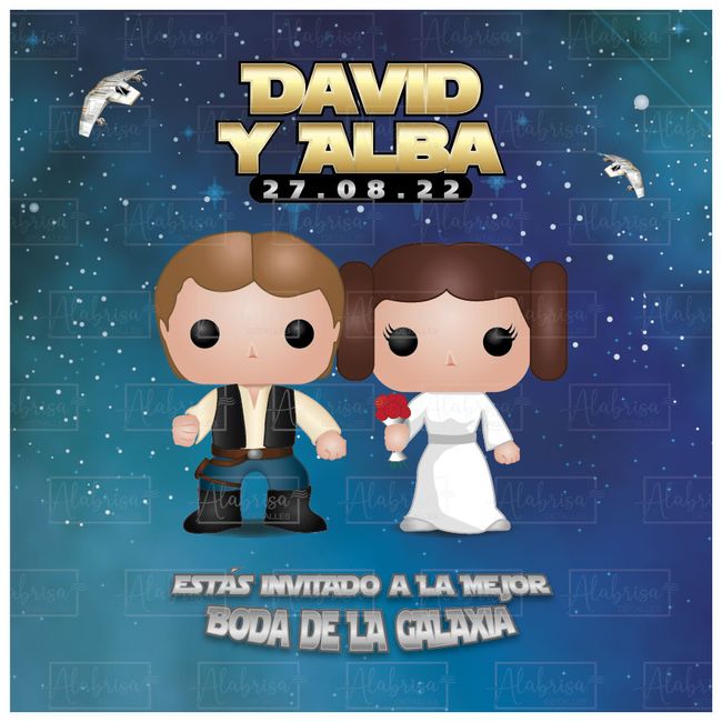 invitaciones star wars 1