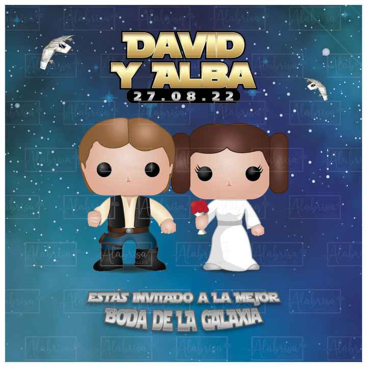 Invitaciones Star Wars - 1