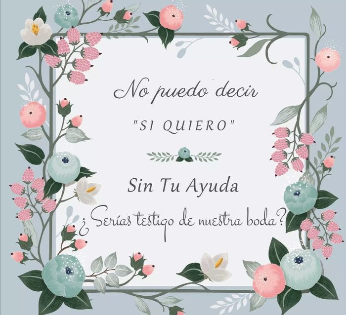 Testigos y Dama de Honor - 2