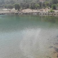 Charquita donde se mezclaba agua dulce de un regato y agua entrante del mar (a 3 minutos del hotel)