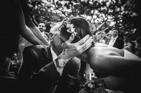 Llegada a la ceremonia