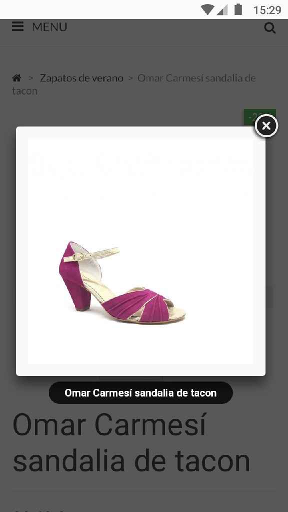 ¿De qué color vais a llevar los zapatos? - 1
