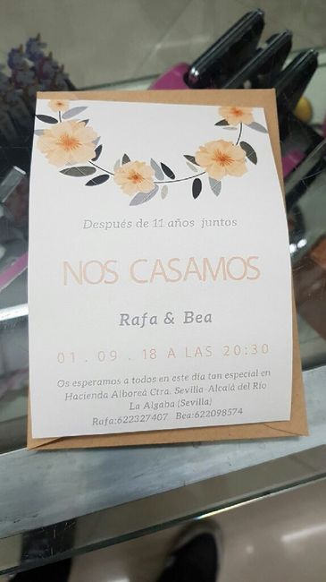 ¡Sube una foto de la invitación de tu boda! - 1