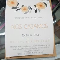 ¡Sube una foto de la invitación de tu boda! - 1