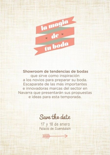 La magia de tu boda, I Showroom de tendencias de bodas en Navarra