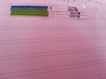 Test de ovulacion positivo a 6 dias para bajarme la regla. - 1