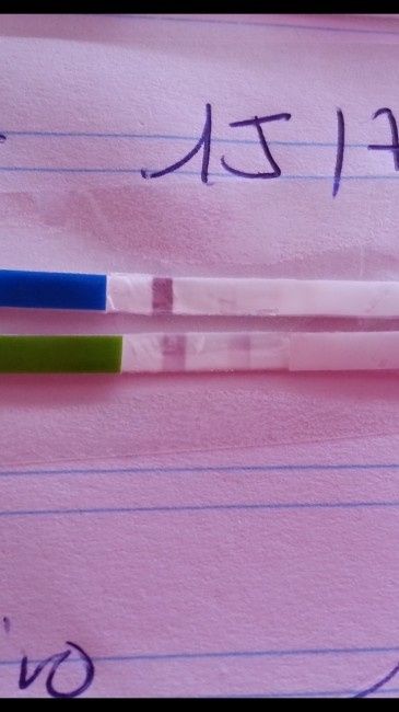 Test de ovulacion positivo a 6 dias para bajarme la regla. - 1