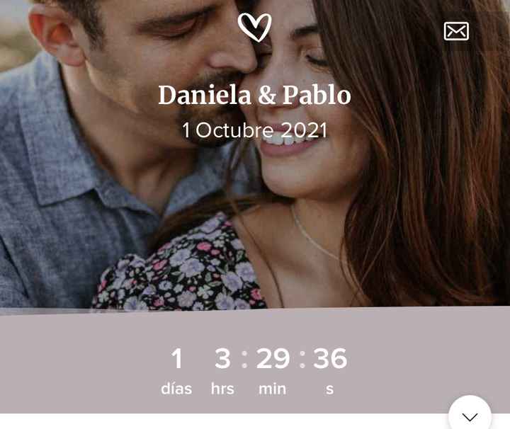 👰🏽‍♀️🤵🏽‍♂️ Cuenta atrás - 1