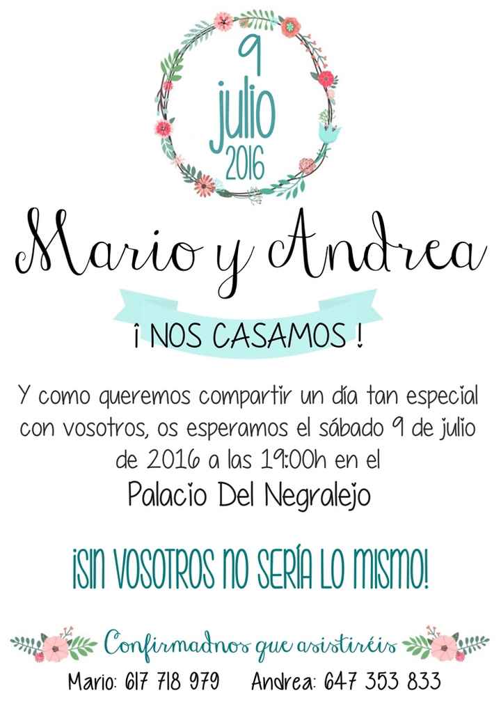 Mis invitaciones! cuál eligo? - 3