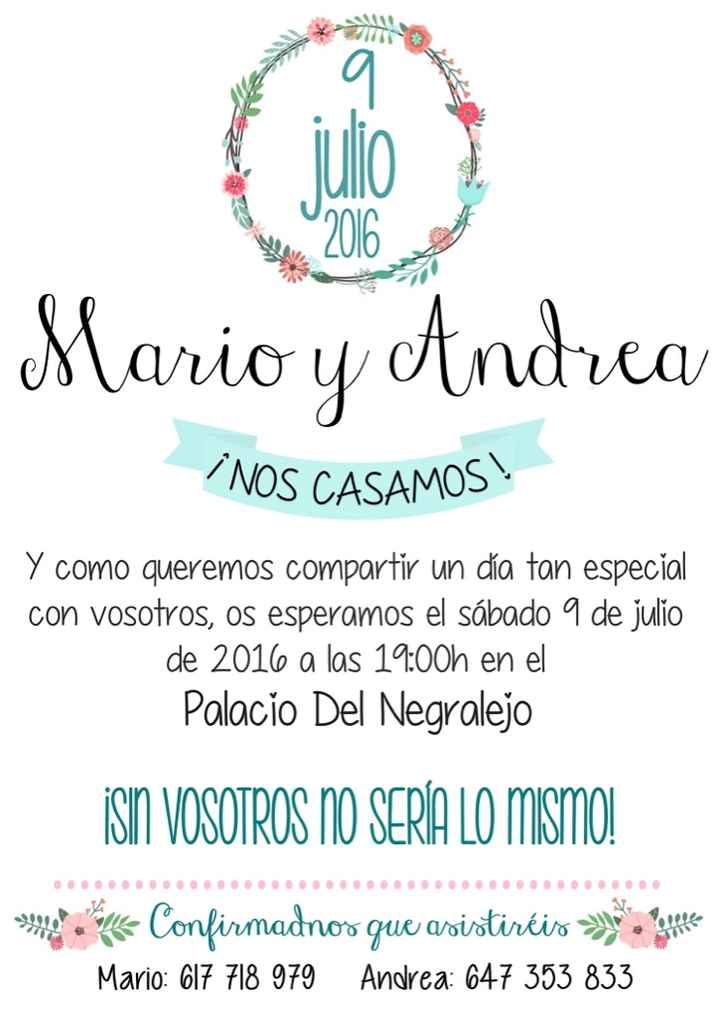 Mis invitaciones! cuál eligo? - 3