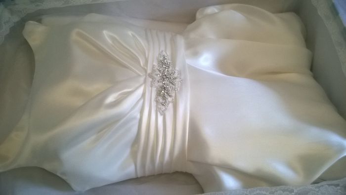 Mi vestido en la caja