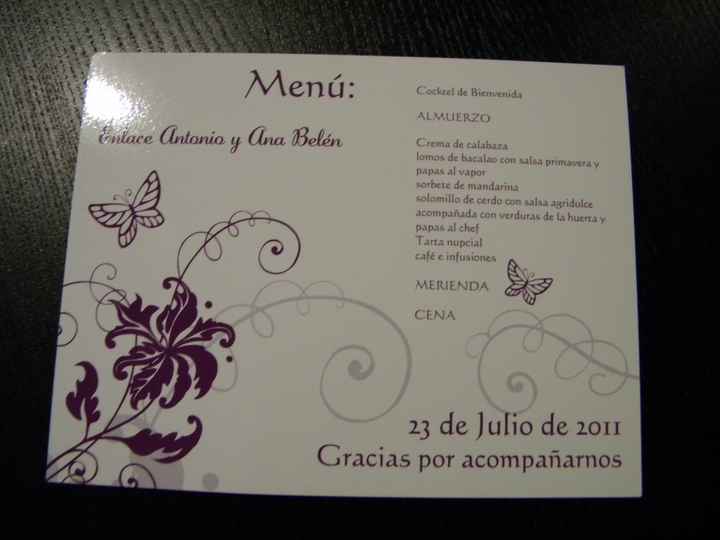 El menú 