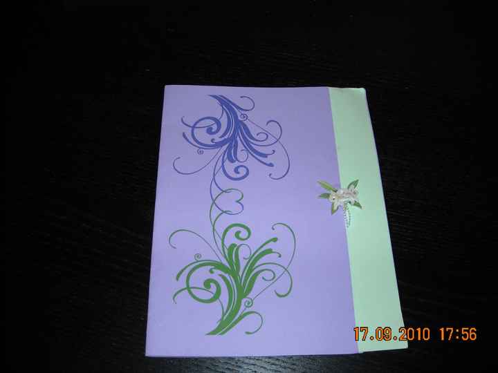 Invitación artesanal