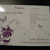 El menú 