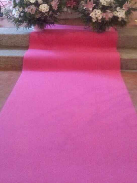 Vendo alfombra fucsia 
