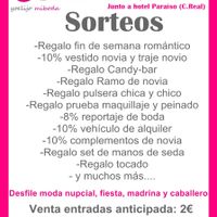 SORTEOS EN PUERTAS ABIERTAS PARA NOVIOS