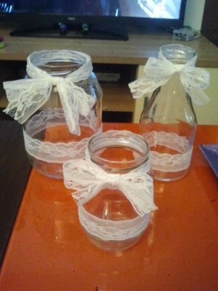 Decoración con tarros de cristal - 2