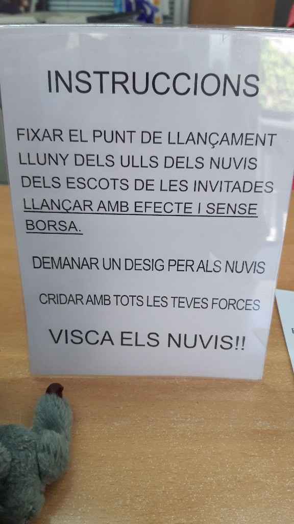 Carteles para Abanico, Yeyes y bolsa Petalos en Catalan - 1