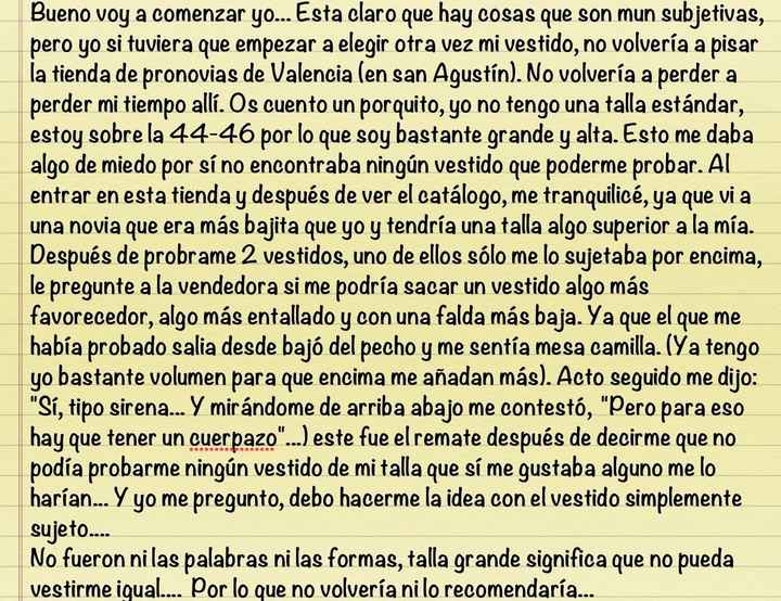 Errores para no volver a cometer...