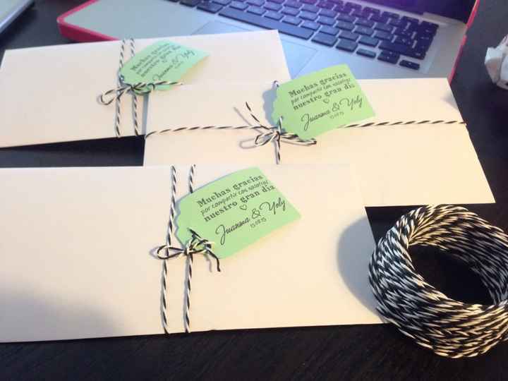 Making off de las invitaciones 