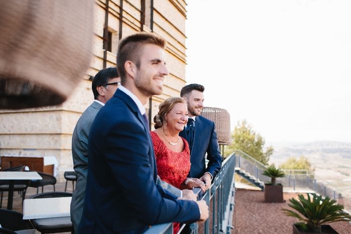 Novio y familia