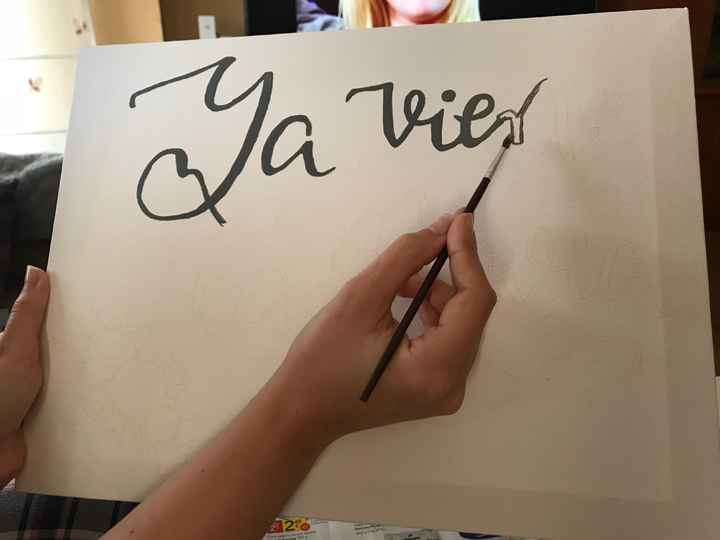 Cartel “ya viene la novia” - 3