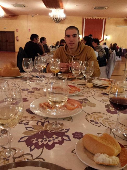degustacion del menú de boda!!