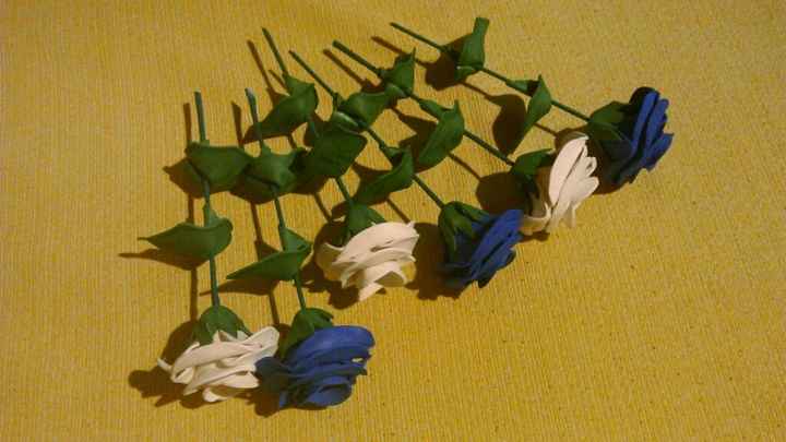 Flores goma eva - 1