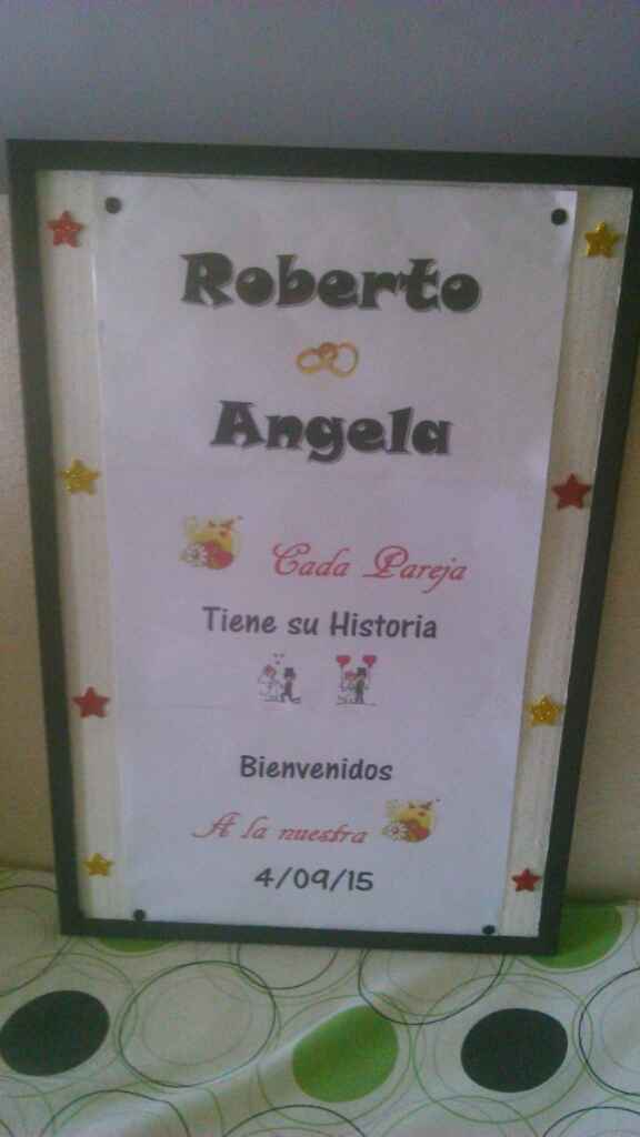 Mi letrero de bienvenida - 1