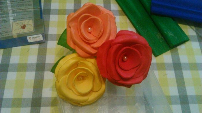 Flores goma eva - 1