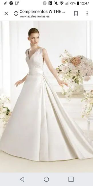 Vestido de novia white one