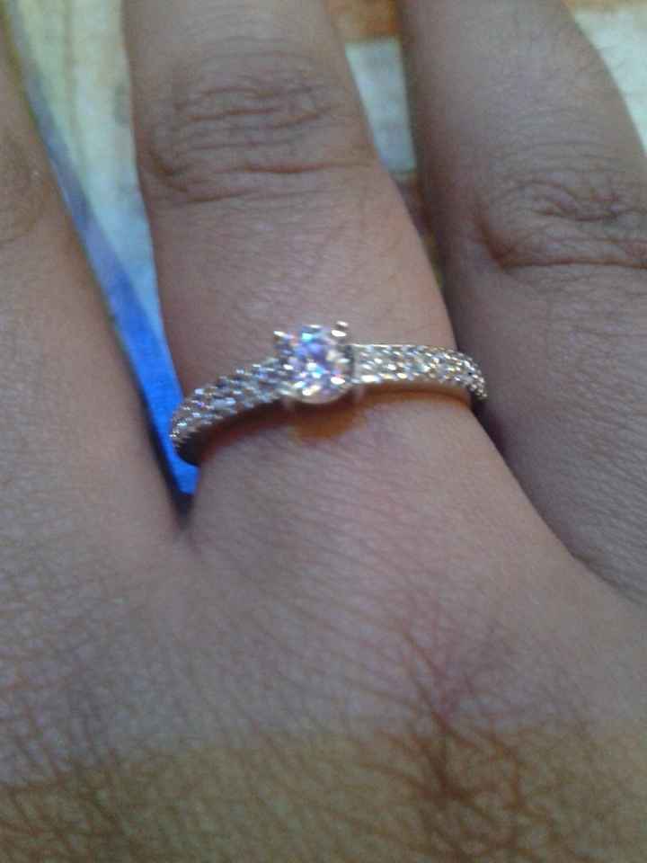 Mi anillo de compromiso!!!