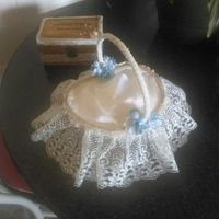 Cajita y cestita para anillos y árras - 2