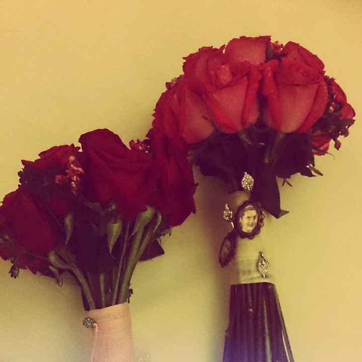 Camafeos en el ramo de novia - 1