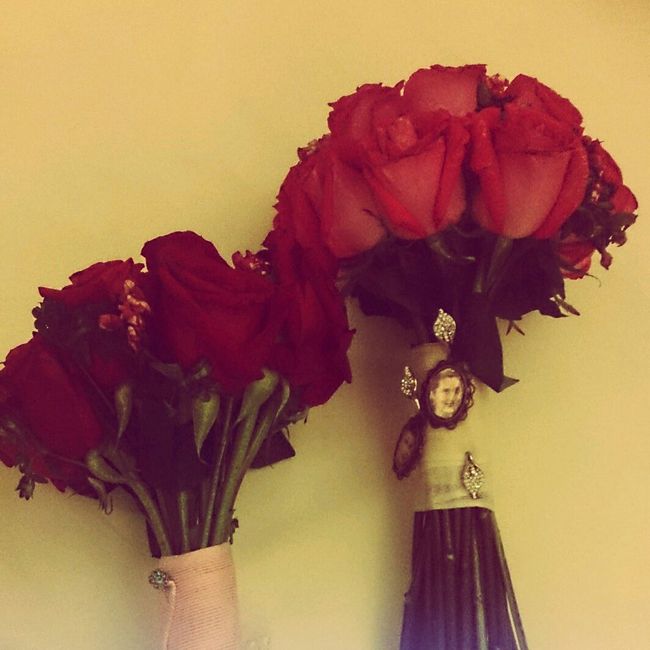 Camafeos en el ramo de novia - 1