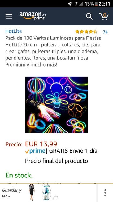 Pulseras luminosas - 1