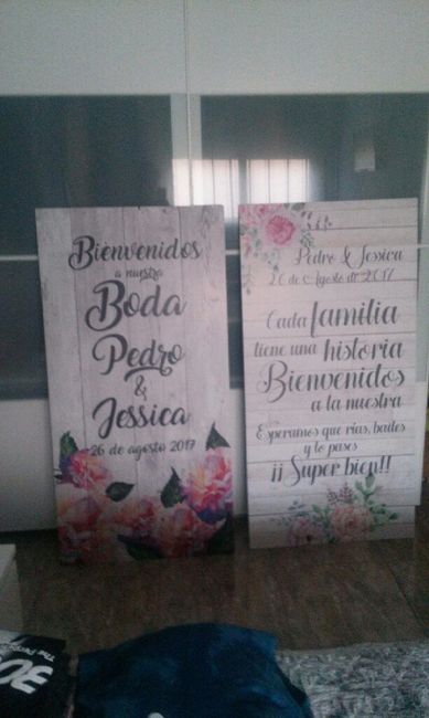 ¿donde habeis comprado el bienvenidos a nuestra boda? - 1