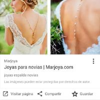 Collar espalda para novia - 2
