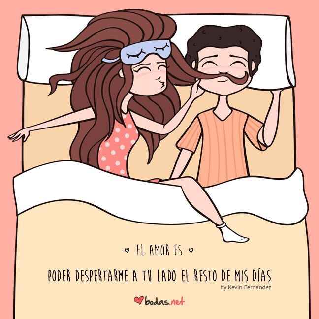 Dibujos parejas con frase - 1