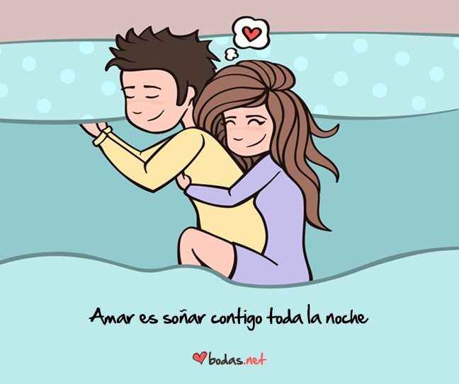 Dibujos parejas con frase - 2