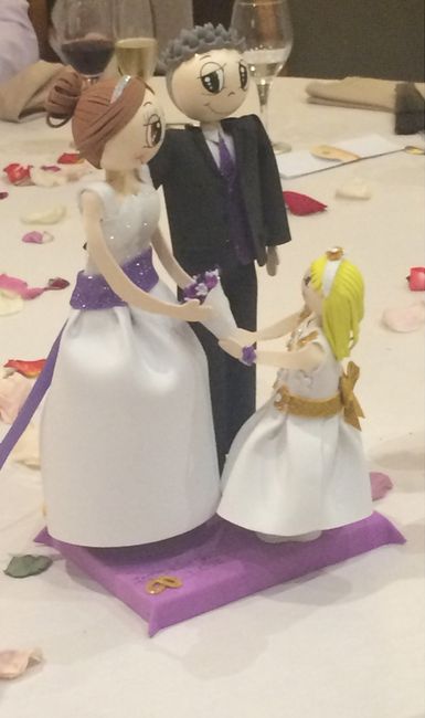 Novios tarta fofucha - 1