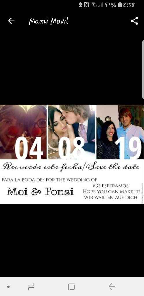 Yo a este Save The Date le digo...¿SÍ, NO o QUIZÁS? - 1