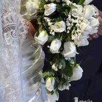RAMO DE NOVIA - ROSAS NATURALES BLANCAS